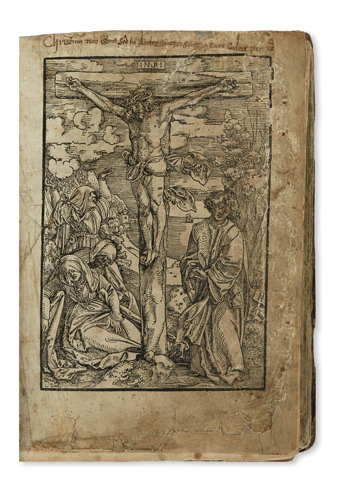 BIBLE IN CZECH.  Biblij Czeska.  1540.  Lacks title, next leaf, and last leaf of table at end.